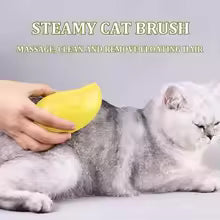 Cepillo de Vapor para Mascotas - Peine Eléctrico con Spray para Perros y Gatos