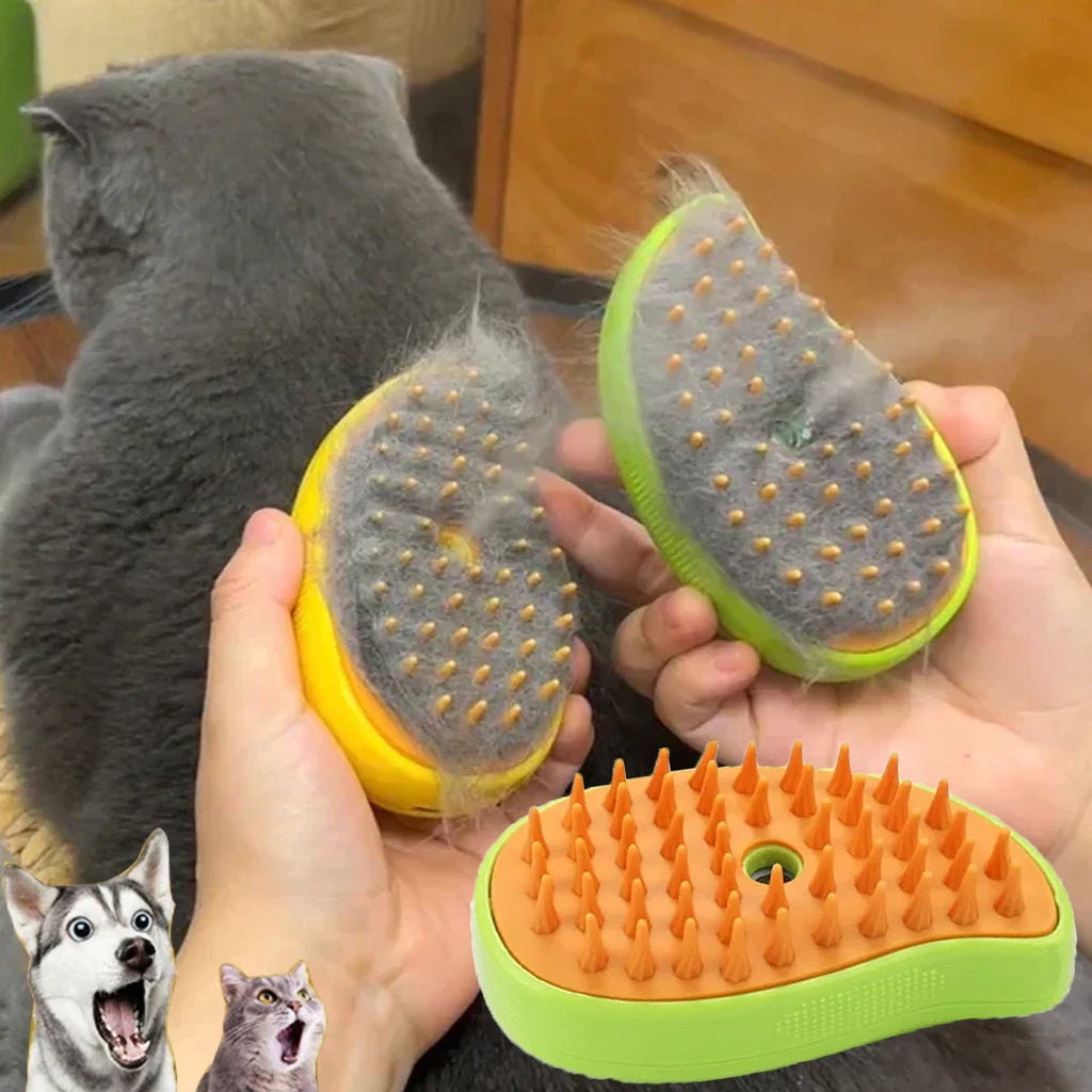 Pet Steamy Grooming Brush