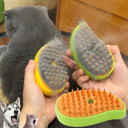 Pet Steamy Grooming Brush